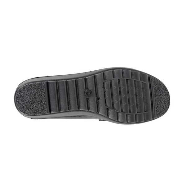 Boulevard Dam/Dam Gloss Patent PU Sadel Trim Wedge 4 UK Black 4 UK