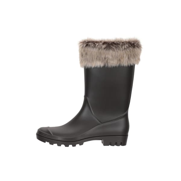 Mountain Warehouse Damskor/Dam Wellington Stövlar med Fuskpälsfoder Beige 6 UK