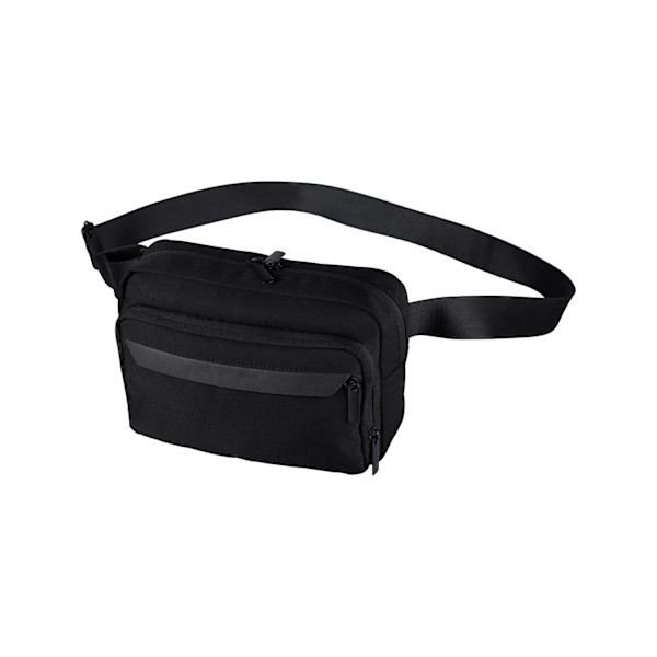 Quadra Återvunnen Polyester Crossbody Väska One Size Svart Black One Size