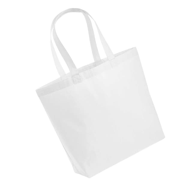 Westford Mill Premium Bomull Tote Bag One Size Vit White One Size