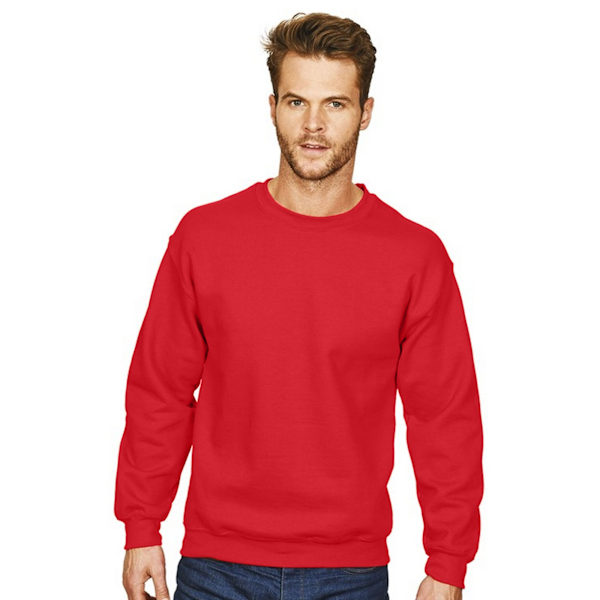 Absolute Apparel Mens Sterling Sweat 4XL Röd Red 4XL