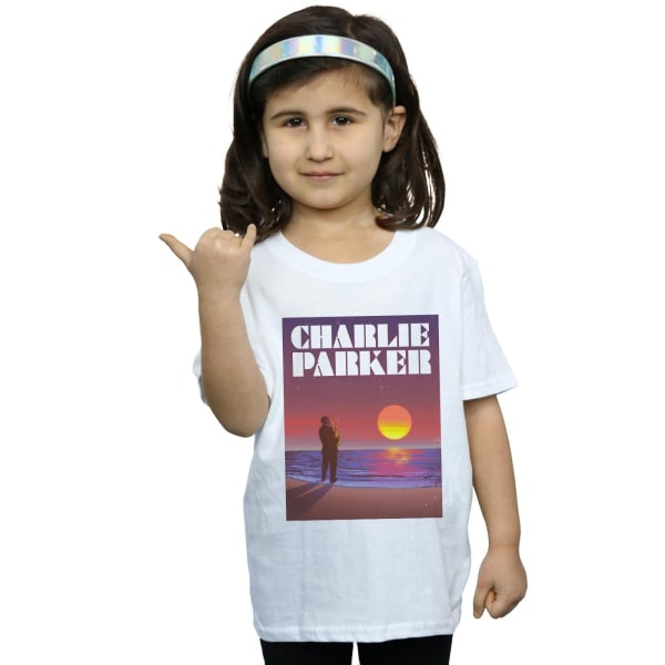 Charlie Parker Girls Into The Sunset Bomull T-shirt 9-11 år White 9-11 Years
