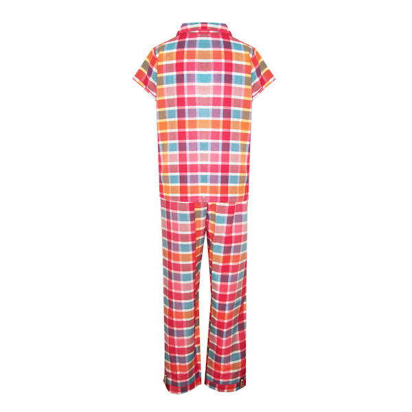 Forever Dreaming Pyjamas för Kvinnor/Dam med Knappar, Topp & Byxor Pink S