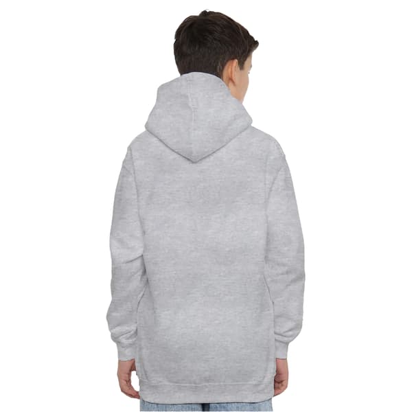 Captain America Barn/Barn Chalk Board Heather Pullover Hoodie Athletic Heather 7-8 Years