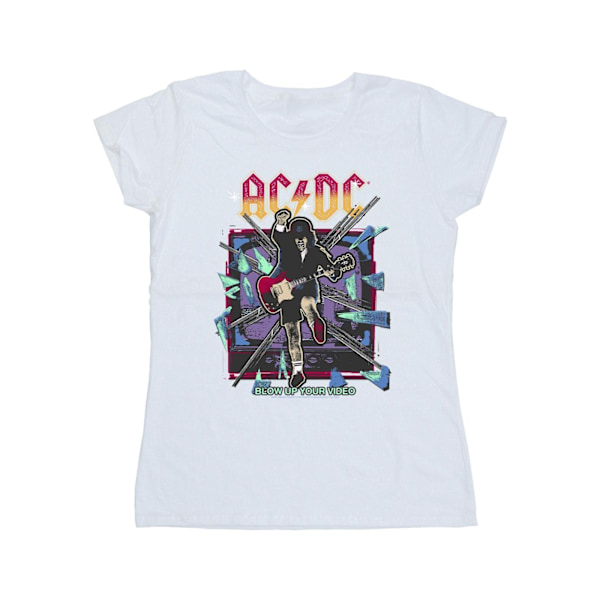 ACDC Dam/Dam Blow Up Your Video Jump Bomull T-shirt L Vit White L