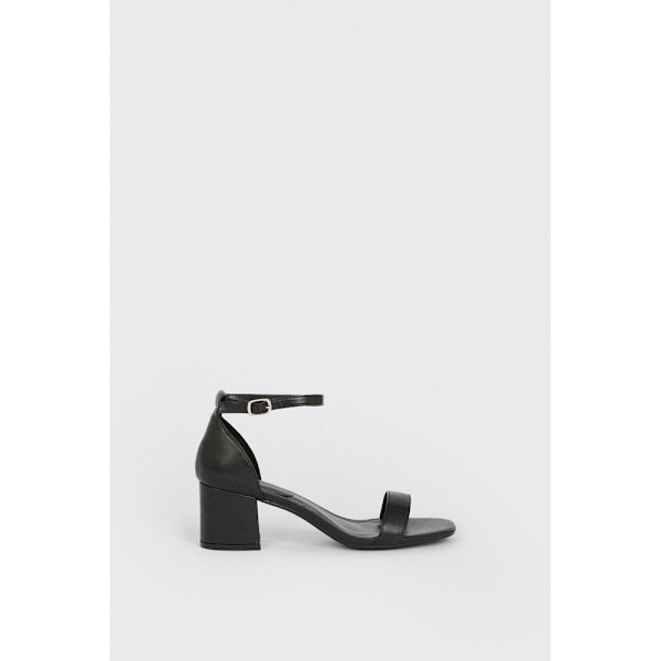 Dorothy Perkins Dam/Dam Sammy Block Heel Court Shoes 3 UK Black 3 UK