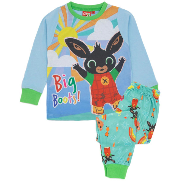 Bing Bunny Pojkar Långärmad Pyjamas Set 4-5 År Blå Blue 4-5 Years