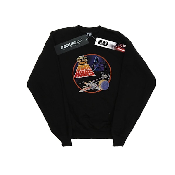 Star Wars Mens From A Galaxy Far Far Away Sweatshirt 4XL Svart Black 4XL