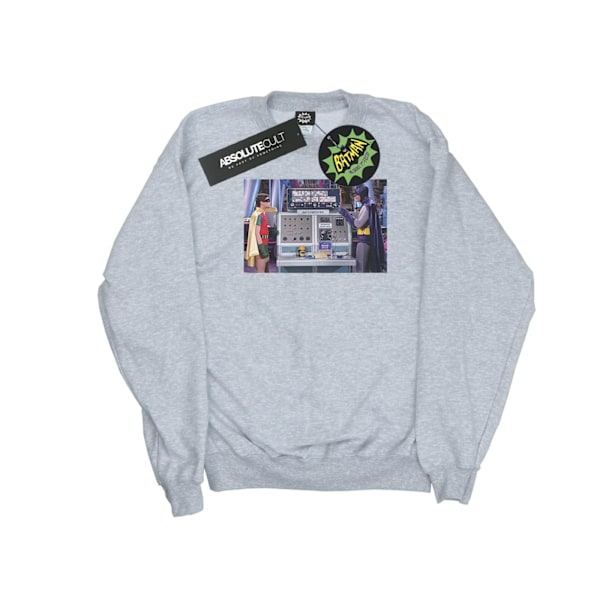 DC Comics Dam/Kvinnor Batman TV-serie Batcomputer Sweatshirt Sports Grey L