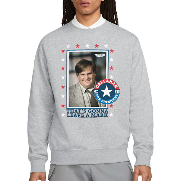 Tommy Boy Unisex Vuxen Callahan For President 2024 Sweatshirt M Sport Heather M