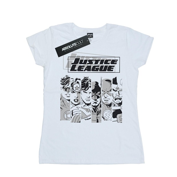 DC Comics Dam/Dam Justice League Stripes Bomull T-shirt M White M