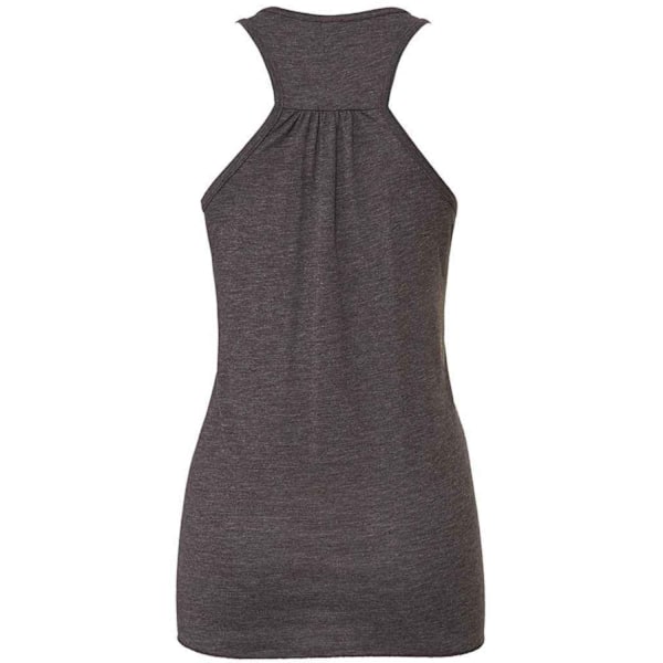 Bella + Canvas Dam/Damer Flowy Racerback Tank Top 16 UK Mörkgrå Heather Dark Grey Heather 16 UK