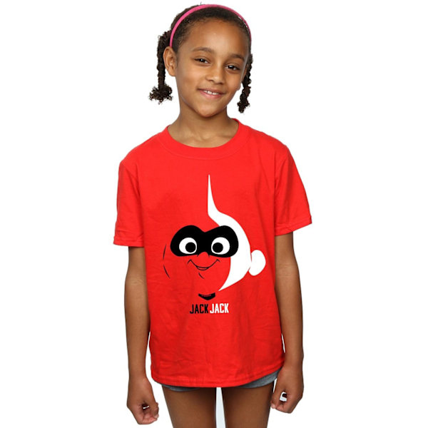 Disney Girls Incredibles 2 Incredible Baby Bomull T-shirt 3-4 år Red 3-4 Years