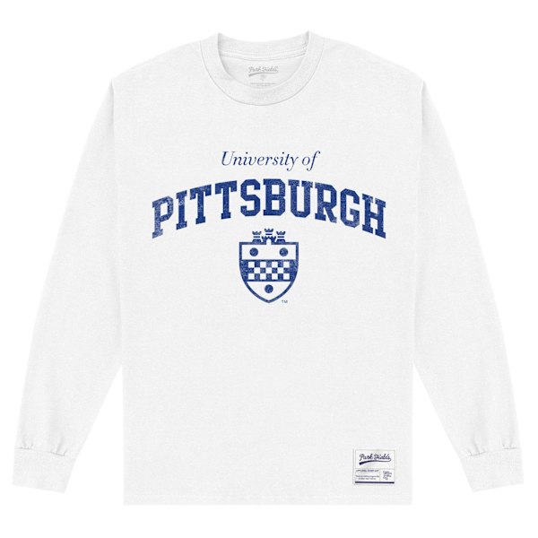 University Of Pittsburgh Unisex Vuxen Logo Sweatshirt L Vit White L