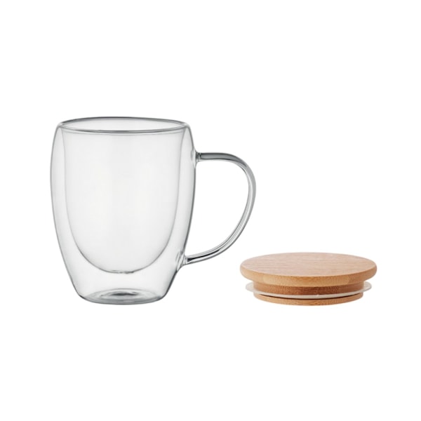 MidOcean Tiral Dubbelväggig Mugg 250ml One Size Transparent Transparent One Size