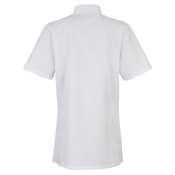 Premier Dam/Dam Short Sleeve Chefs Jacket / Chefswear (Pack of 2) XL White White XL