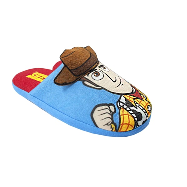 Toy Story Pojkar Woody 3D Polyestertofflor 10 UK Barn-11 UK Barn Blue/Red 10 UK Child-11 UK Child