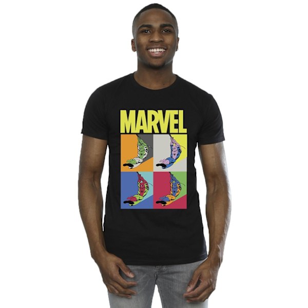 Marvel Herr Spider-Man Pop Art T-shirt M Svart Black M