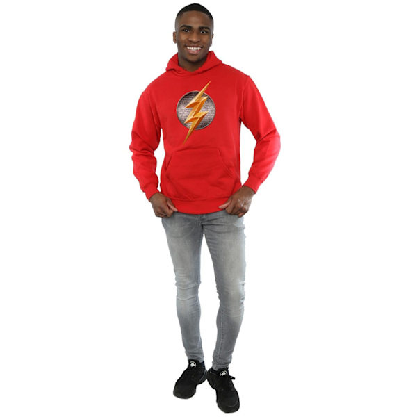 DC Comics Justice League Movie Flash Emblem Hoodie 3XL Röd Red 3XL