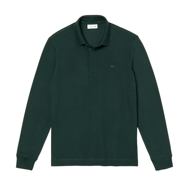 Lacoste Unisex Vuxen Smart Paris Bomull Stretch Långärmad Pikétröja Green XS