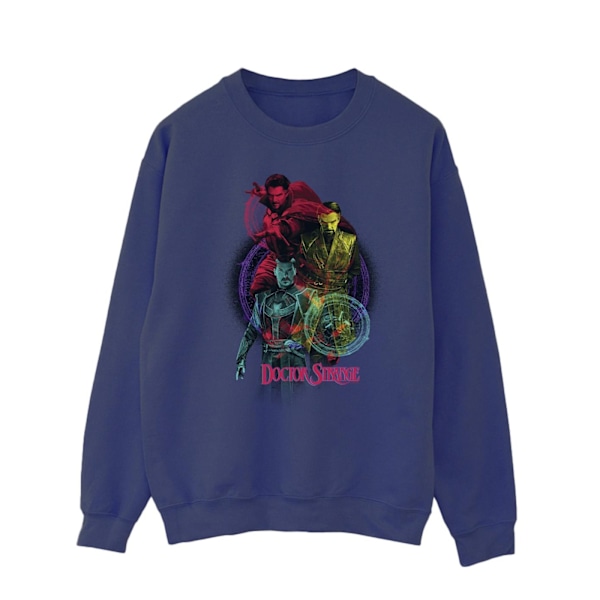 Marvel Herr Doctor Strange Rainbow Sweatshirt 3XL Marinblå Navy Blue 3XL