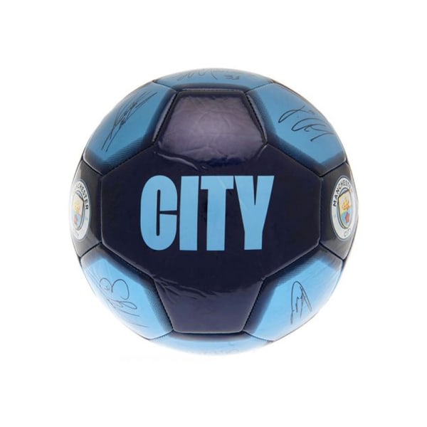 Manchester City FC City Signature Football 5 Himmelsblå/Navy Sky Blue/Navy 5