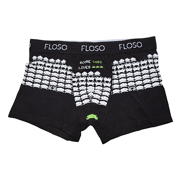 FLOSO Retro Games Boxershorts för män (5 par) S Svart Black S