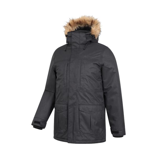 Mountain Warehouse Herr Gorge II Lång Jacka 4XL Svart Black 4XL