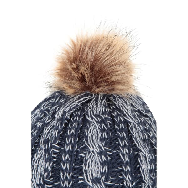 Mountain Warehouse Barnmössa med Pom Pom och Emblem, One Size Navy One Size