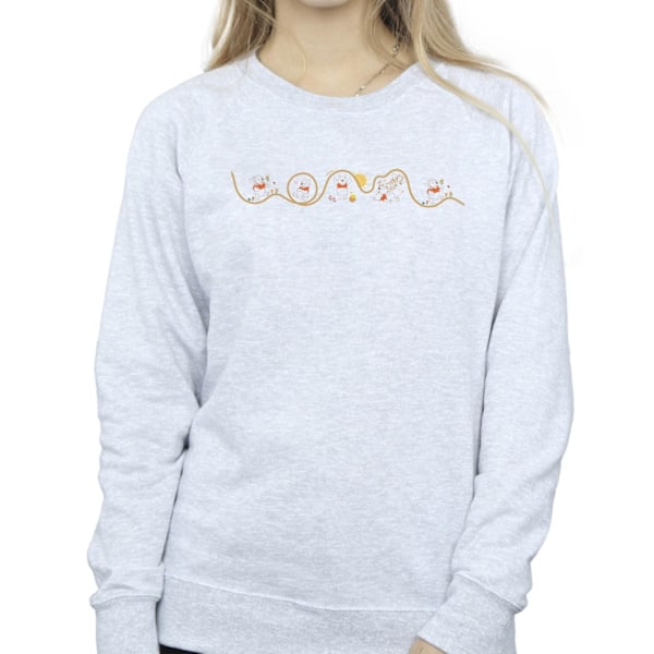 Disney Dam/Kvinnor Winnie The Pooh Tigger Line Sweatshirt M W White M