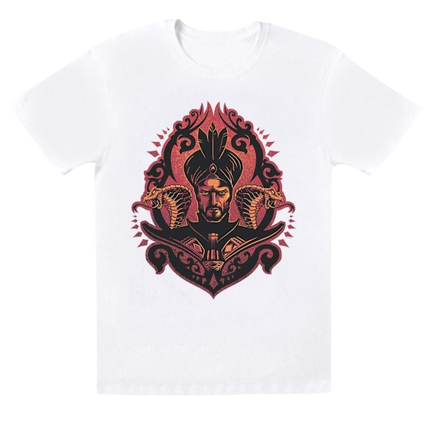 Disney Pojkar Aladdin Film Jafar Ormar T-Shirt 12-13 År Vit White 12-13 Years