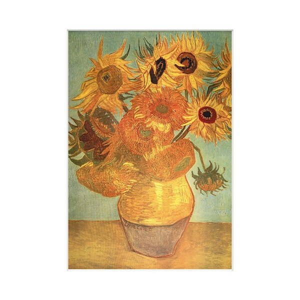 Vincent Van Gogh Solros Tryck 40cm x 30cm Grå/Orange/Gul Grey/Orange/Yellow 40cm x 30cm