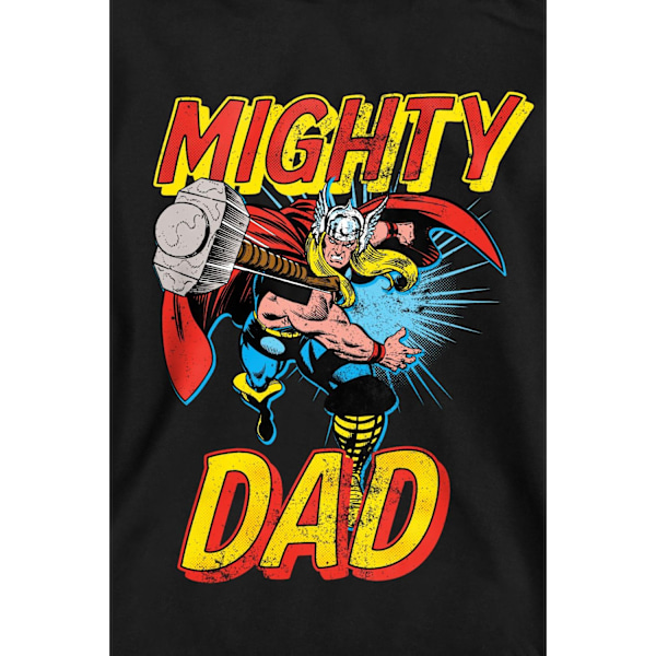 Thor Unisex Vuxen Mighty Dad Sweatshirt L Svart Black L