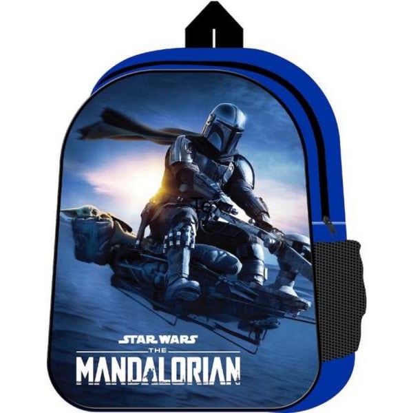 Star Wars: The Mandalorian Character Backpack One Size Blue/Bla Blue/Black One Size
