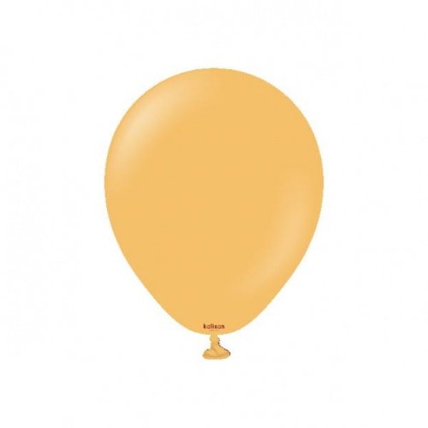 Kalisan latexballonger (förpackning med 100) One Size Peach Peach One Size