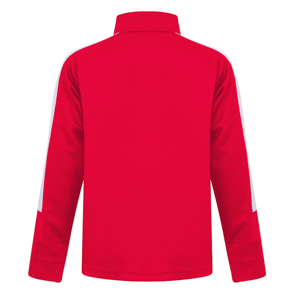 Finden & Hales Stickad Träningsoveralls Topp för Pojkar 3-4 År Red/White 3-4 Years