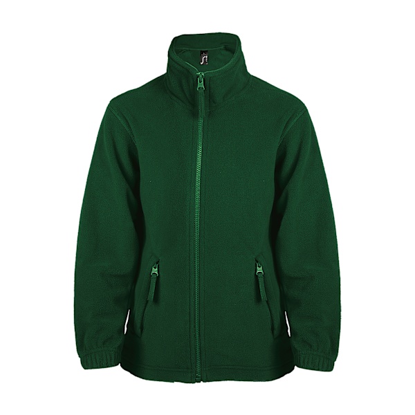 SOLS Barn/Barn North Zip-Up Fleece Jacka 12 år Forest Gre Forest Green 12yrs