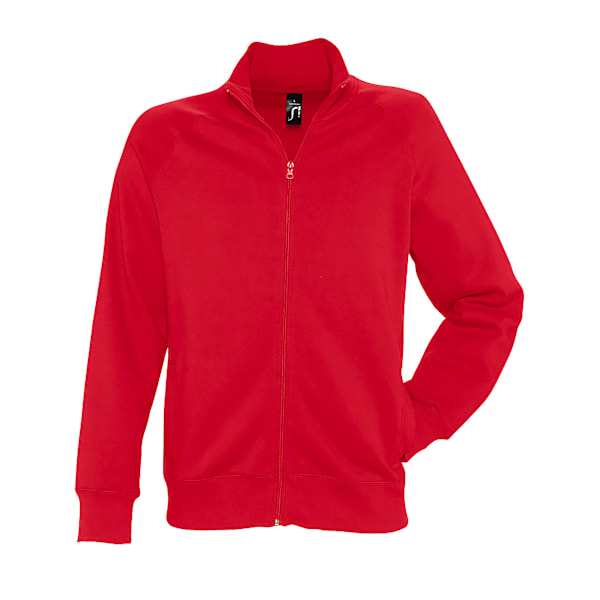 SOLS Herr Sundae Full Zip Sweat Jacka M Röd Red M