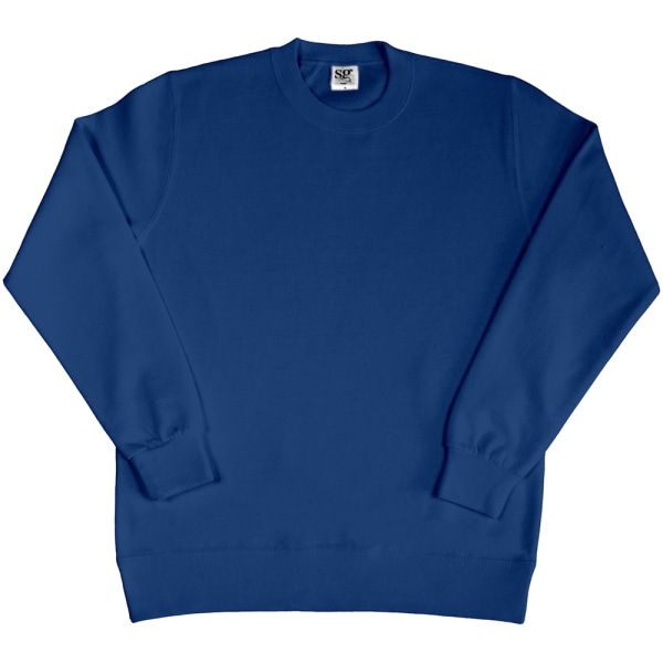 SG Dam/Dam långärmad tröja med rund hals 2XL Marinblå Navy Blue 2XL