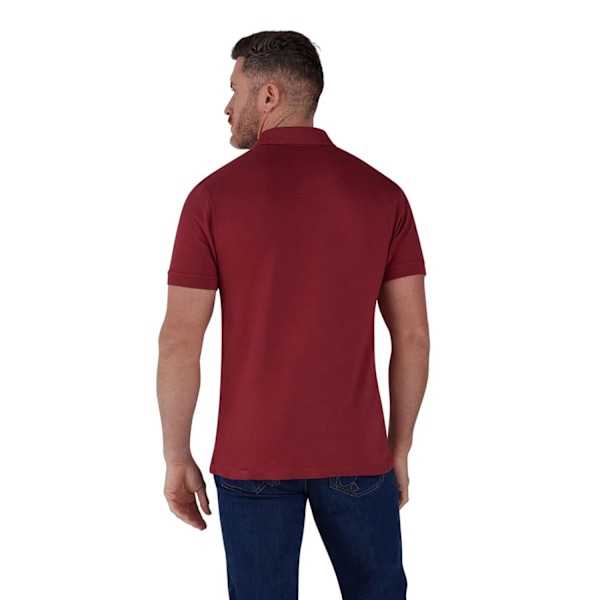 Raging Bull Klassisk Ekologisk Pikétröja för Män 4XL Claret Claret 4XL