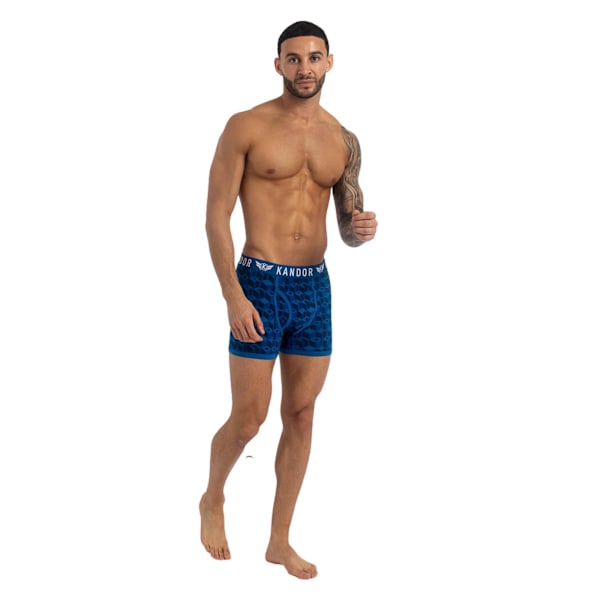 Kandor Herr Lingo Boxershorts (5-pack) L Blå Blue L