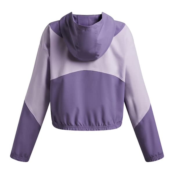 Under Armour Flickor Rival Vävd Vindjacka 9-10 År Lila/Vit Purple/White 9-10 Years