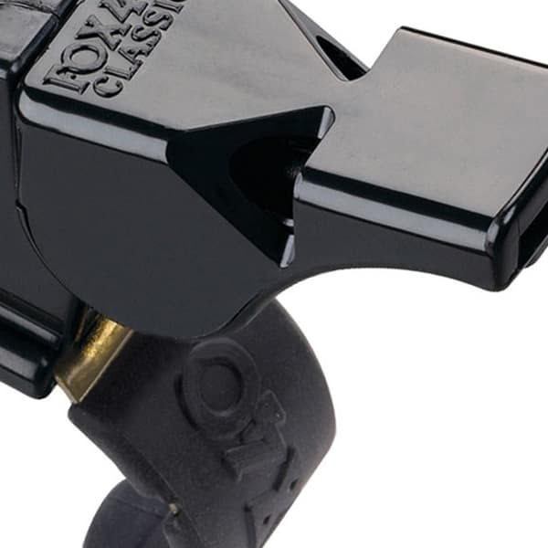 Fox 40 Classic Finger Whistle One Size Svart Black One Size