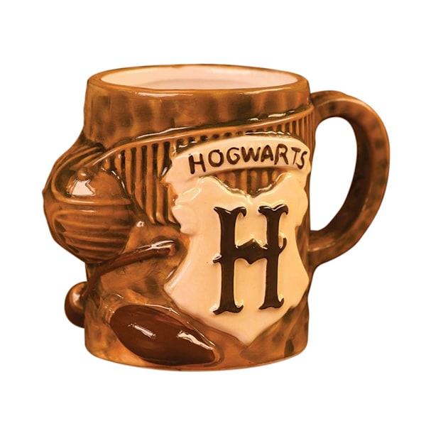 Harry Potter Quidditch Mugg En Storlek Brun Brown One Size