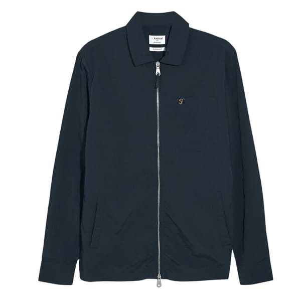 Farah Herr Overshirt S Marinblå Navy Blue S