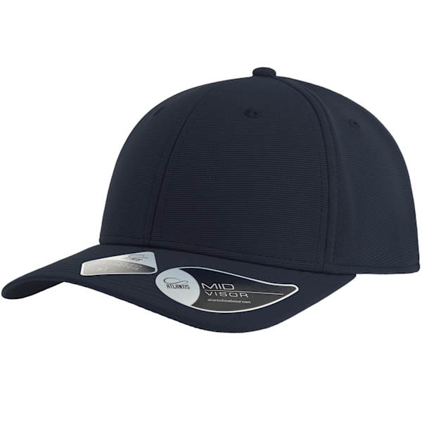 Atlantis Unisex Vuxen Sand 6 Panel Återvunnen Kepsen One Size Marinblå Navy One Size