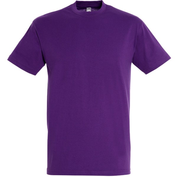 SOLS Regent kortärmad t-shirt för män L mörklila Dark Purple L