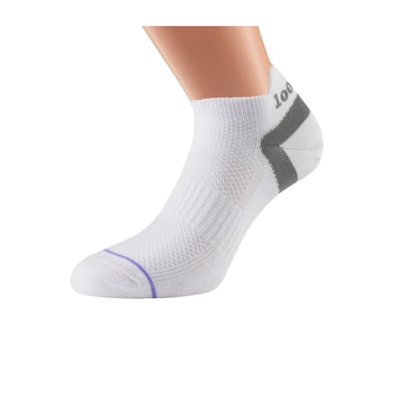 1000 Mile Mens Liner Socks 4 UK Vit White 4 UK