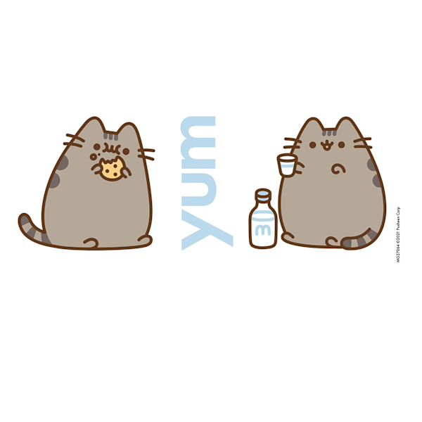 Pusheen Yum Mug En Storlek Vit/Grå White/Grey One Size