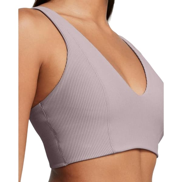 Under Armour Dam Ribbad V-ringad Bralette 8 UK Grå Grey 8 UK